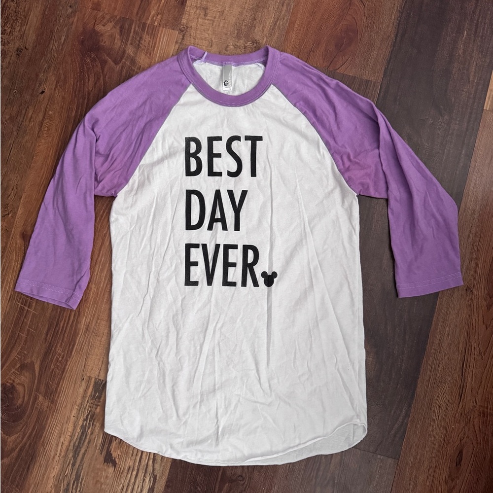 American Apparel Lavender Trim Tee